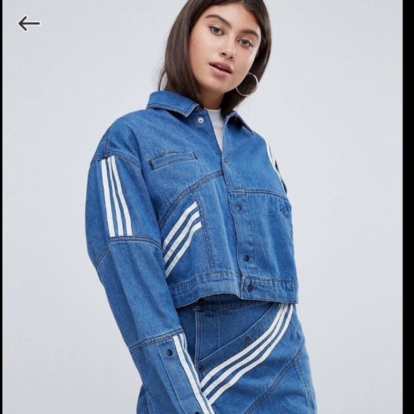 adidas Originals Jackets & Blazers - Adidas Special Edition Danielle Cathari Women’s snap Jean Jacket size small